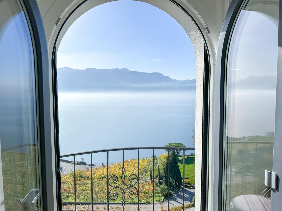 Room With 360° View Overlooking Lake Geneva And Alps Puidoux Eksteriør bilde