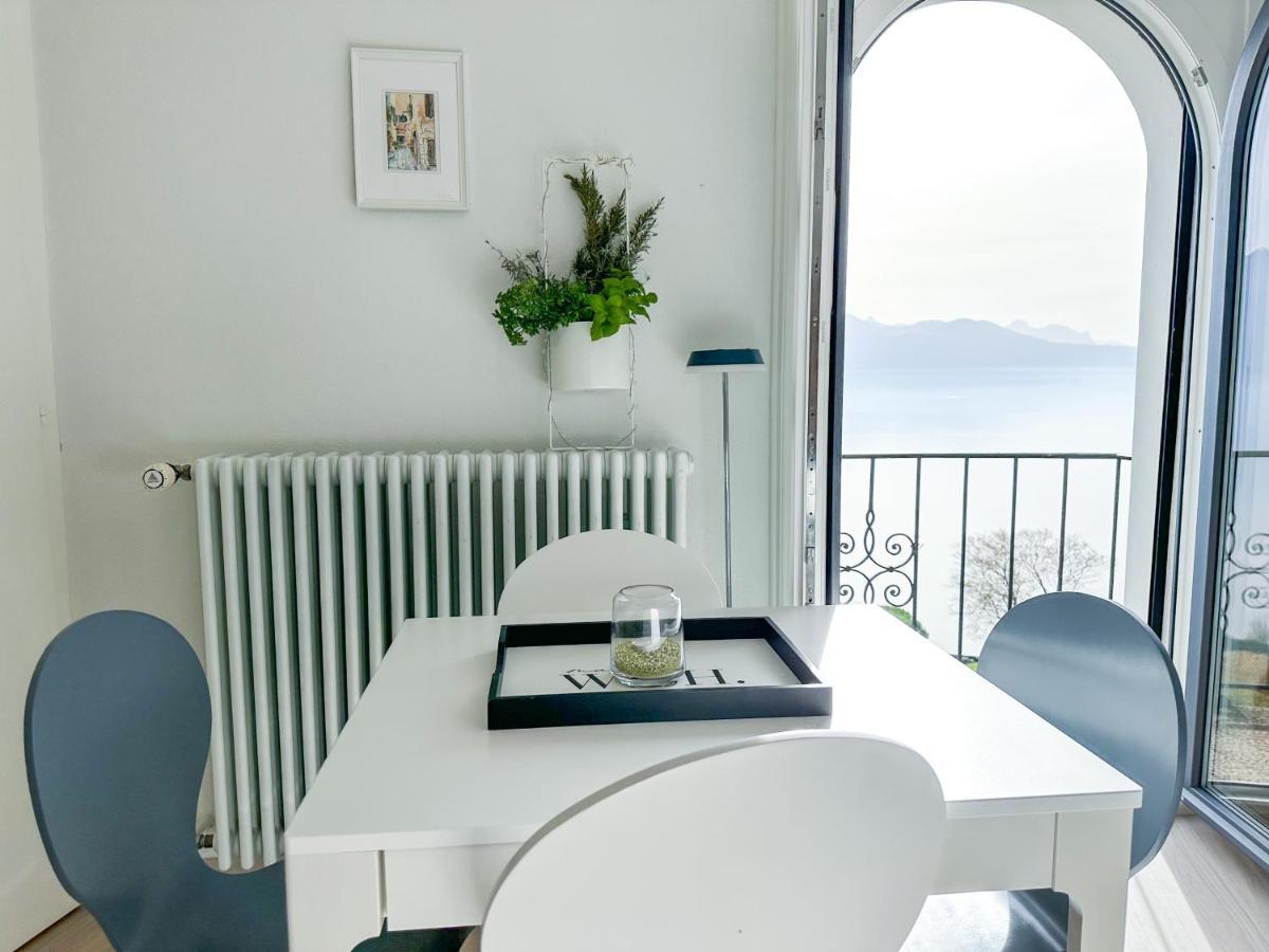 Room With 360° View Overlooking Lake Geneva And Alps Puidoux Eksteriør bilde