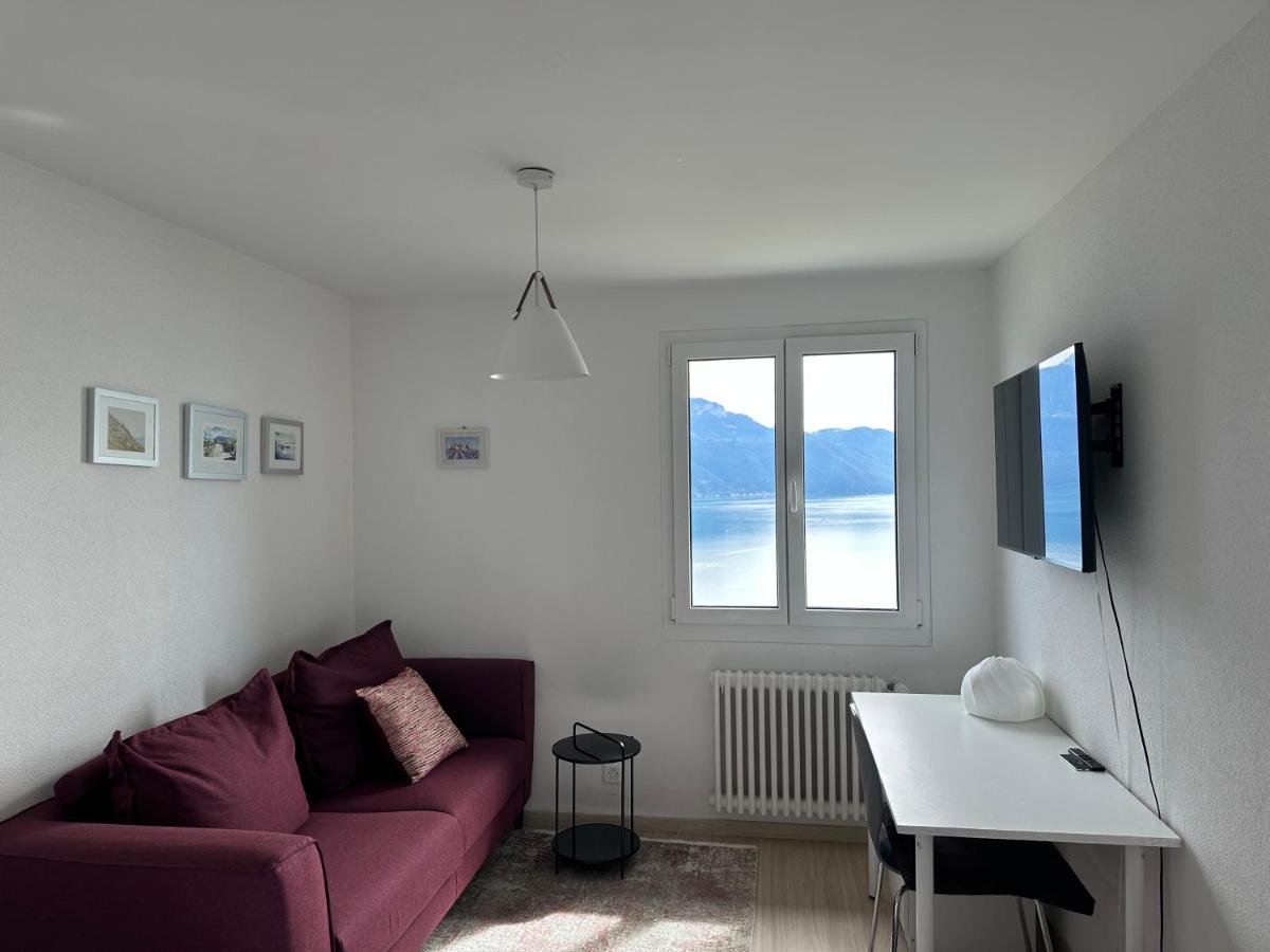 Room With 360° View Overlooking Lake Geneva And Alps Puidoux Eksteriør bilde